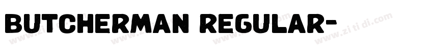 butcherman regular字体转换 butcherman regular字体转换